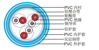 PAS 5308 第一部分1类 PE绝缘+总屏蔽+PVC护套