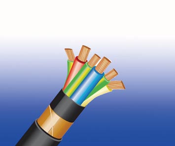600/1000V XLPE绝缘, LSZH护套,铜带 屏蔽电力缆 (3C+3E)