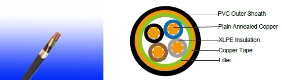 FGD200 07RCV-R (CU/XLPE/CUTO/PVC 450/750V Class 2) 