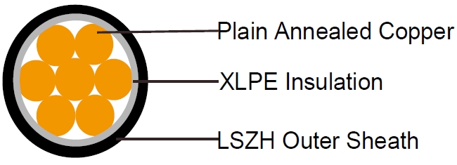 FTX300 1RZ1-R (CU/XLPE/LSZH 600/1000V Single Core) 